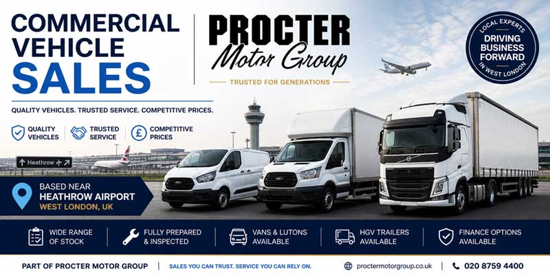 Commercial vehicle sales Heathrow West London